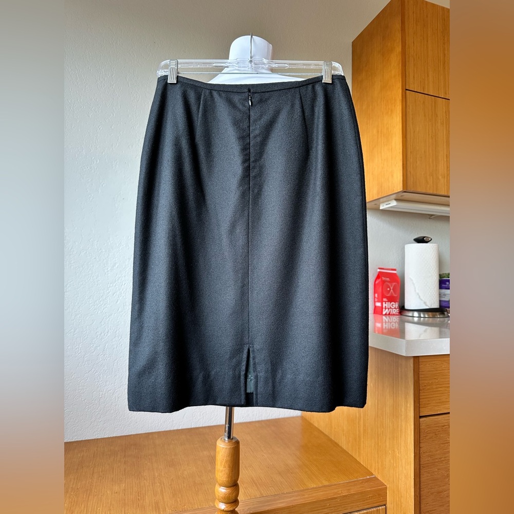 Rebecca Moses Cashmere Pencil Skirt Vintage EUC - Picture 4 of 13